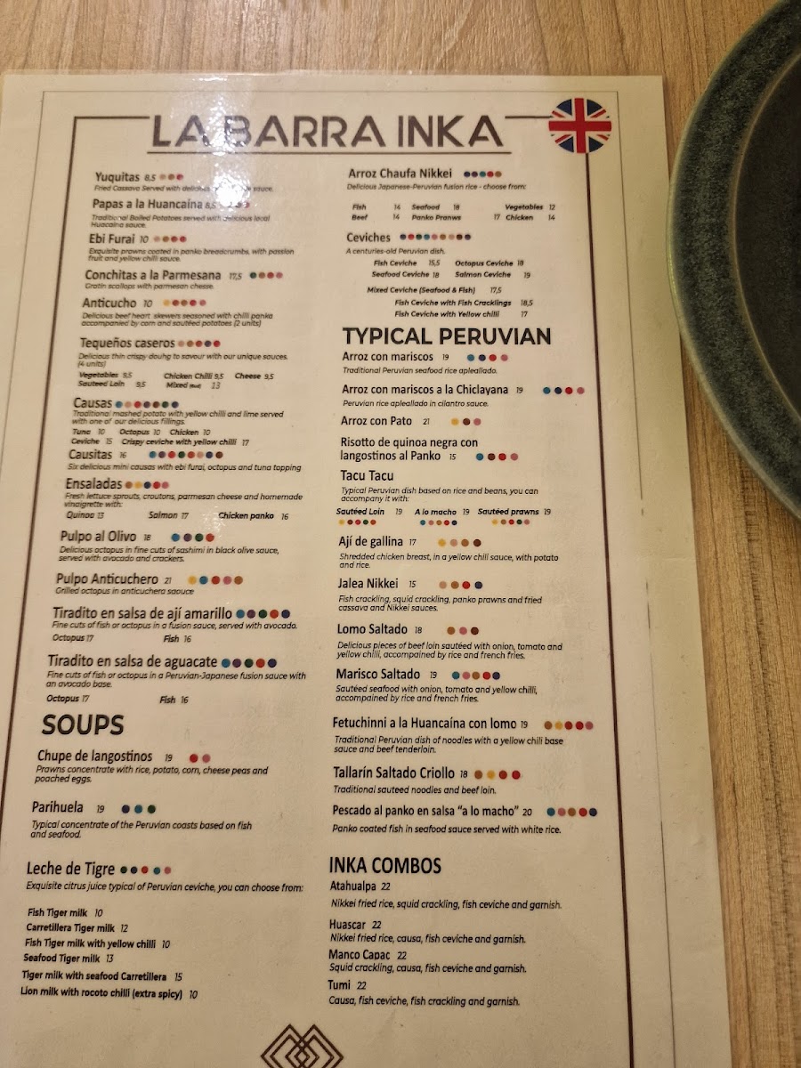 Menu La Barra Inka-2
