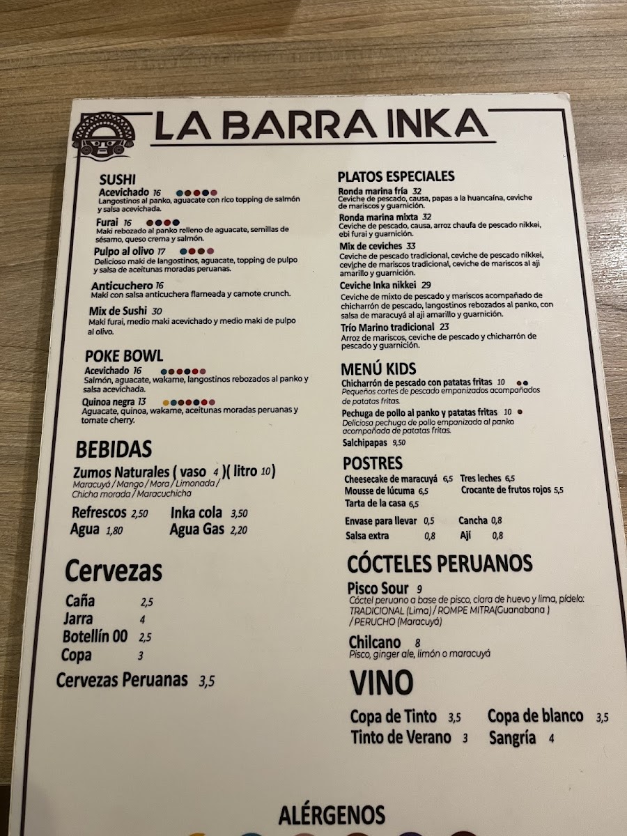 Menu La Barra Inka-3