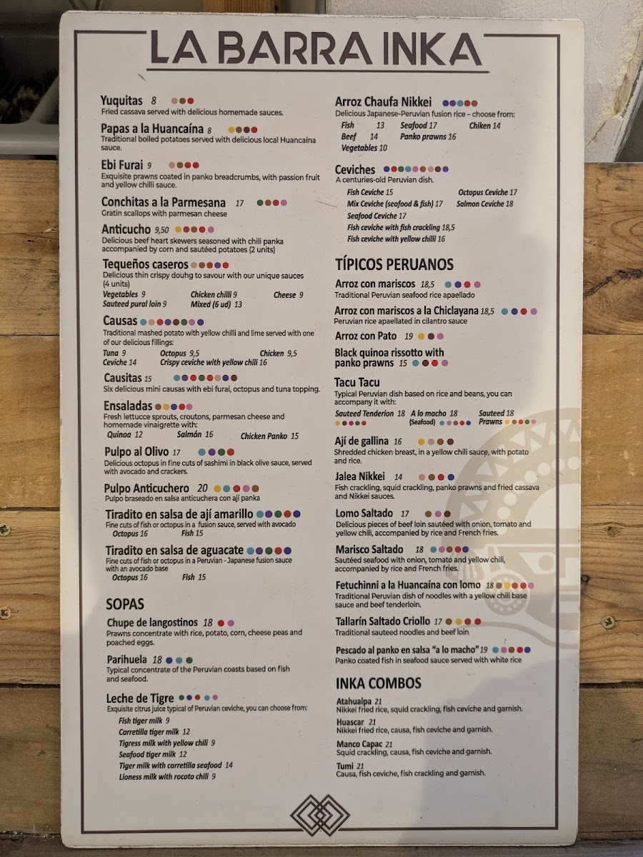 Menu La Barra Inka-5