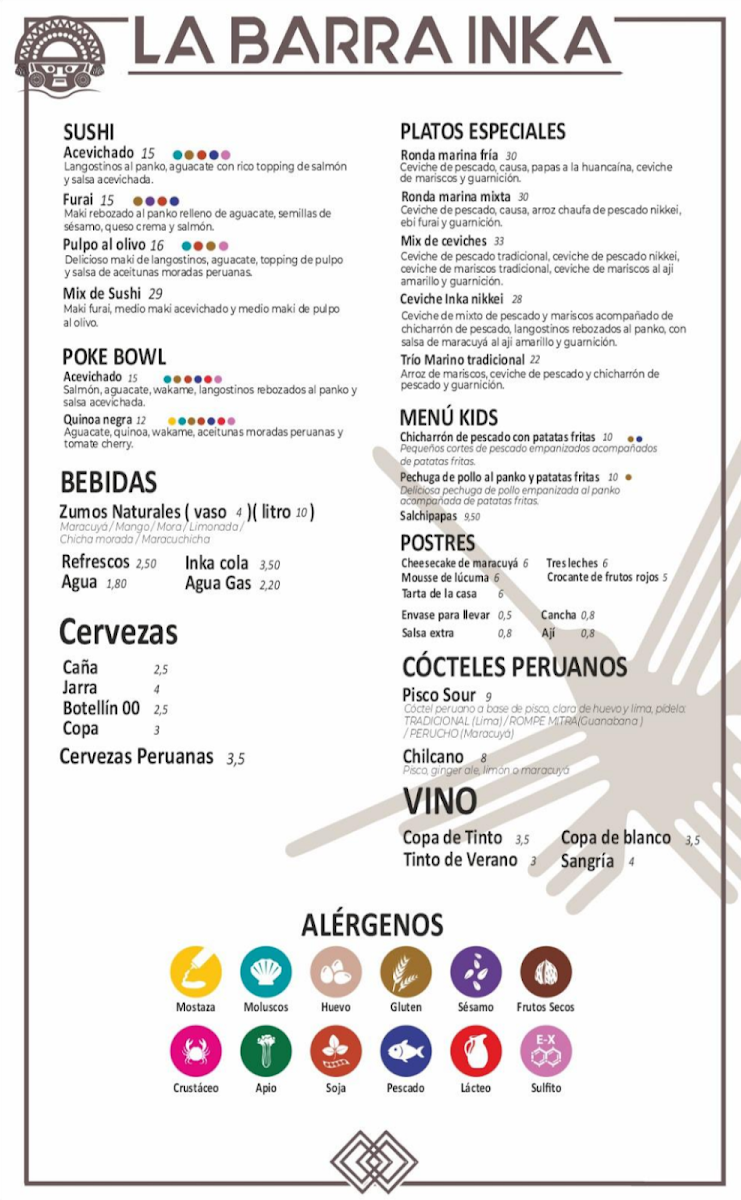 Menu La Barra Inka-8